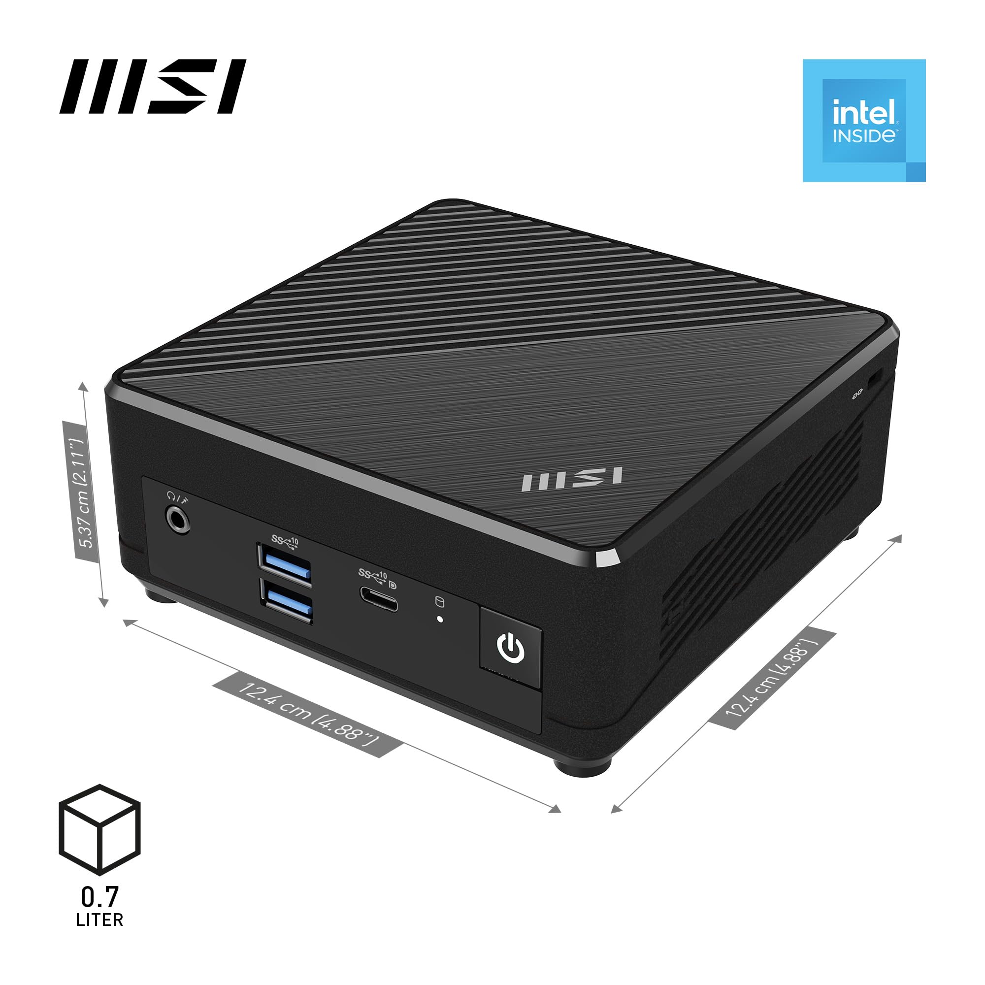 Amazon.com: msi Cubi N ADL Mini PC: Intel Pentium N200, Wi-Fi